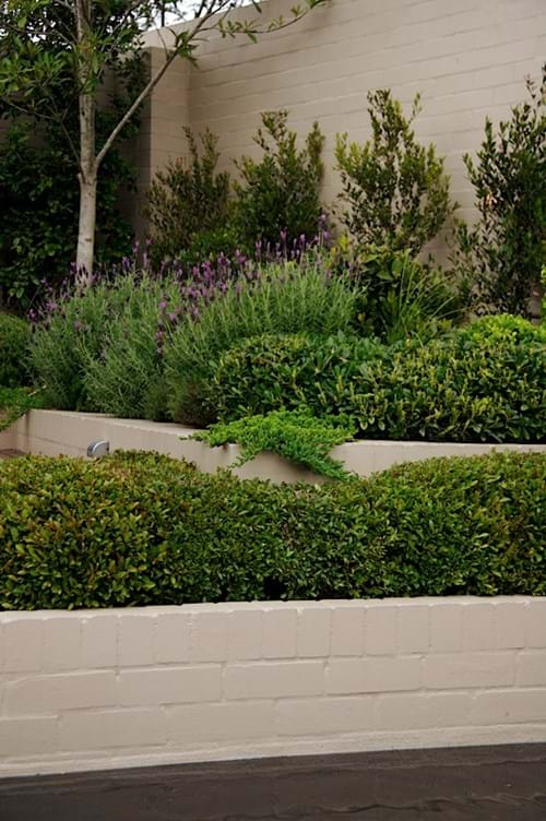 Painted brick walls to match house