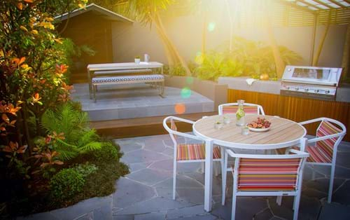 Lilyfield courtyard garden Sydney - outdoor entertaining