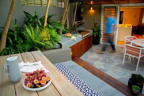 Lilyfield courtyard garden Sydney - outdoor entertaining